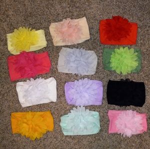 NEW Baby Nylon Flower Headbands